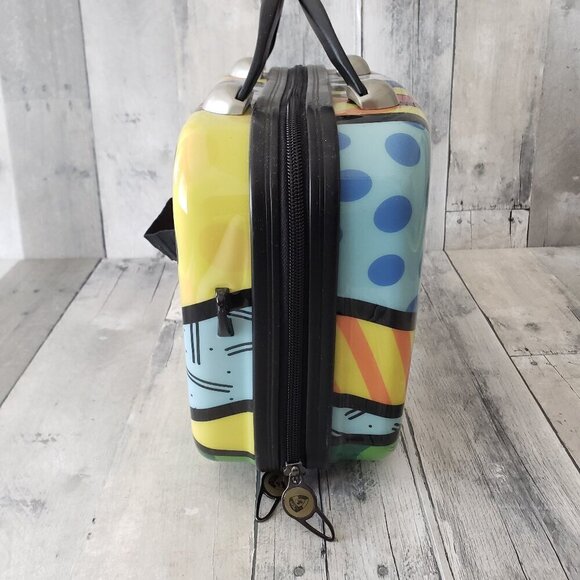 Heys USA Britto Collection Heart Hard Case Cosmetic Makeup Luggage - Picture 10 of 10